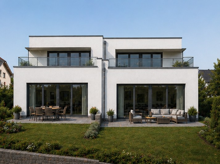Doppelhaus Weiseler Straße Butzbach, Neubau, Architekturbüro Ludwig