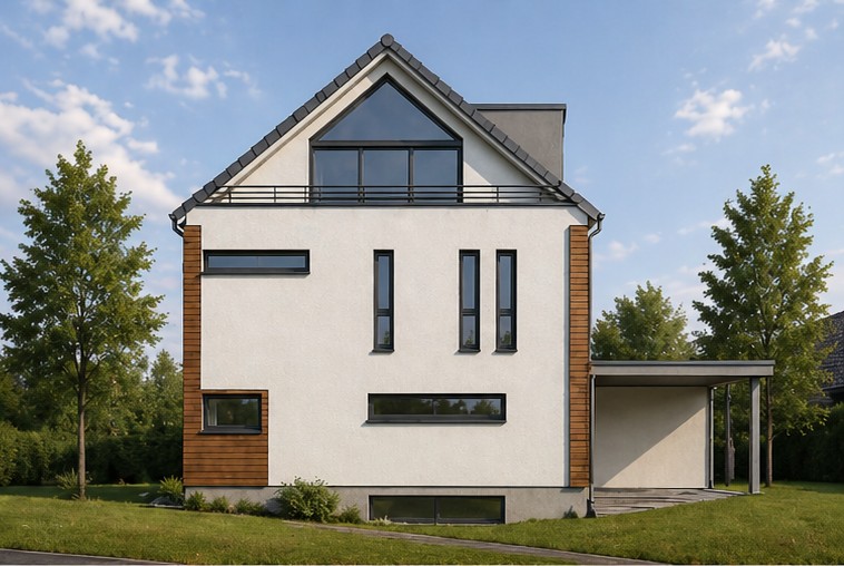 Einfamilienhaus Bad Homburg, Ost-Ansicht
