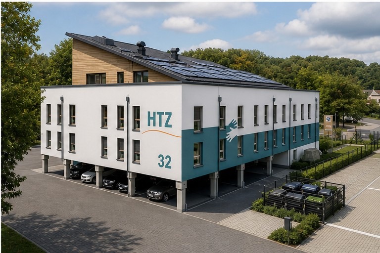 HTZ Gießen, Außenansicht Gesamtgebäude
