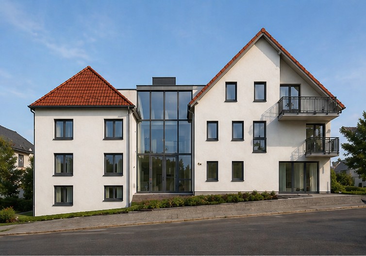 Mehrfamilienhaus Am Stadtwall Butzbach, Nord-Ansicht