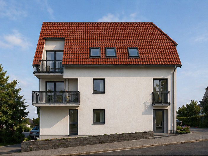 Mehrfamilienhaus Am Stadtwall Butzbach, Ost-Ansicht