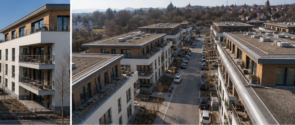 Römer Carrée Butzbach, Mehrfamilienhaus-Quartier, Architekturbüro Ludwig