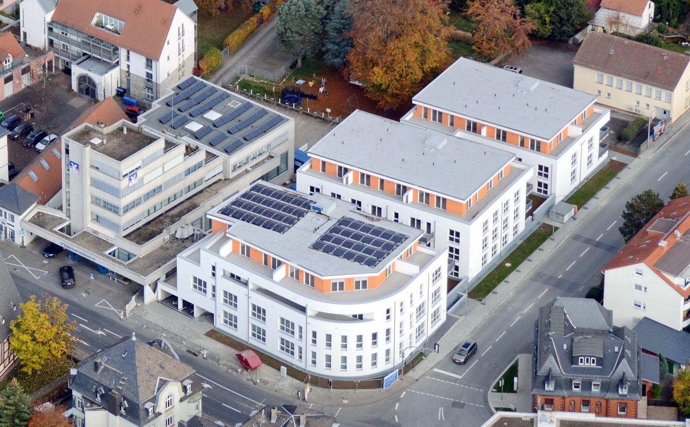 Volksbank Butzbach, Gewerbebau und Geschäftsgebäude, geplant von Architekturbüro Ludwig